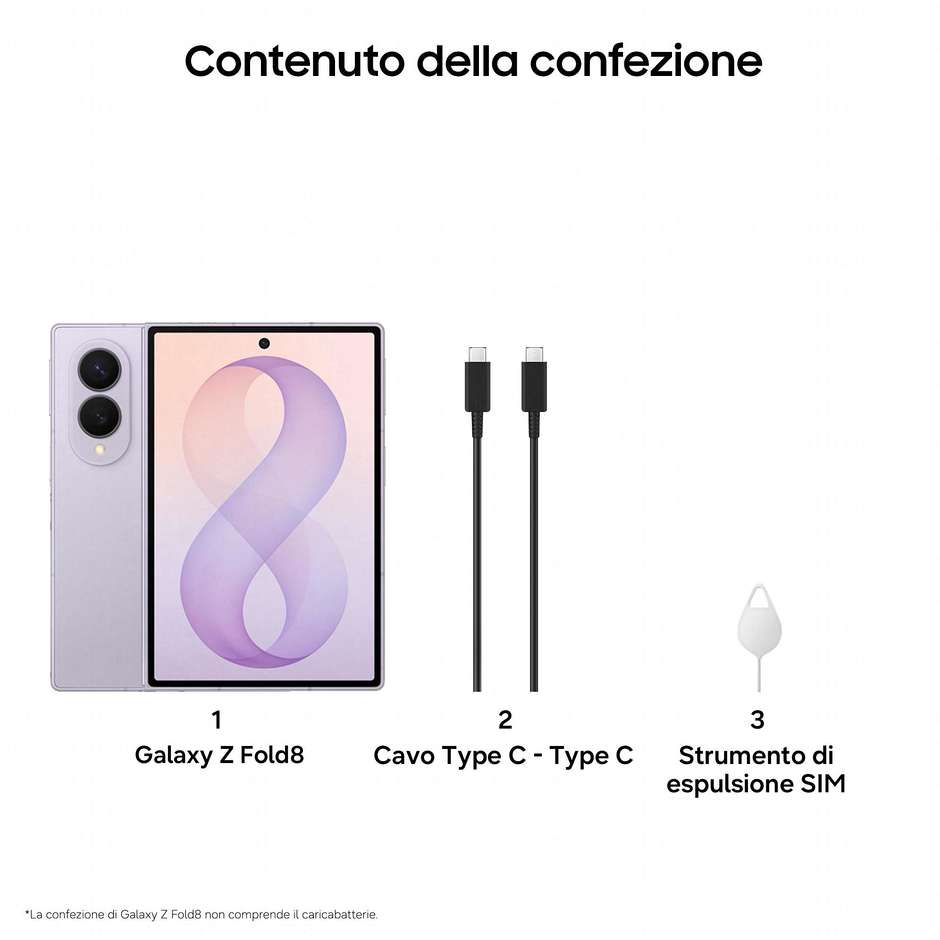Samsung Galaxy Z Fold8 256GB 12GB Lavanda ```